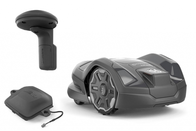 Husqvarna Automower® 310E Nera Robot Cortacésped con EPOS plug-in kit