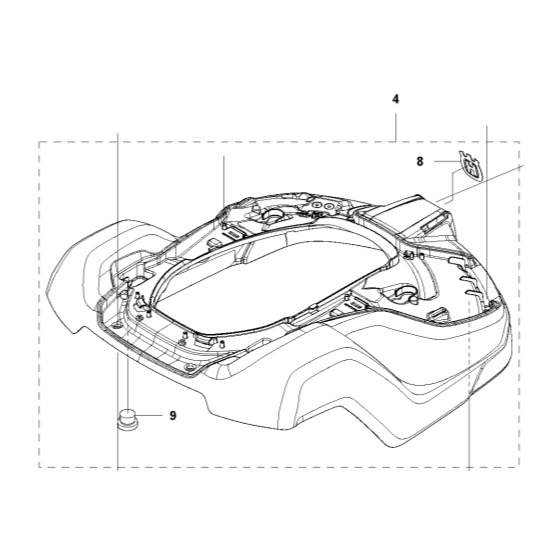 Carrocería kit Automower 430X, 450X