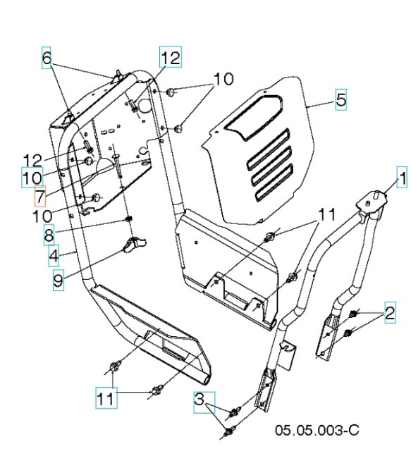 Perno ,3125-18 5010671-01