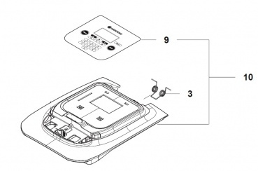 CONJUNTO DE TAPA INCL TECLADO