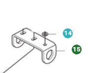 Soporte, Soporte Eje Rueda Trasera 5013213-01