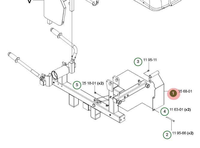 Protección De La Rueda Motriz 5013568-01