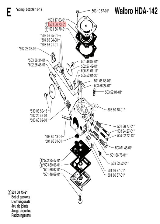 Diafragma De Control 5016673-01
