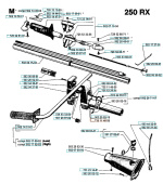 Depósito de gasolina 250R, 250RX Depósito de gasolina 250R, 250RX