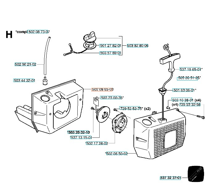 Depósito de combustible 5020865-03