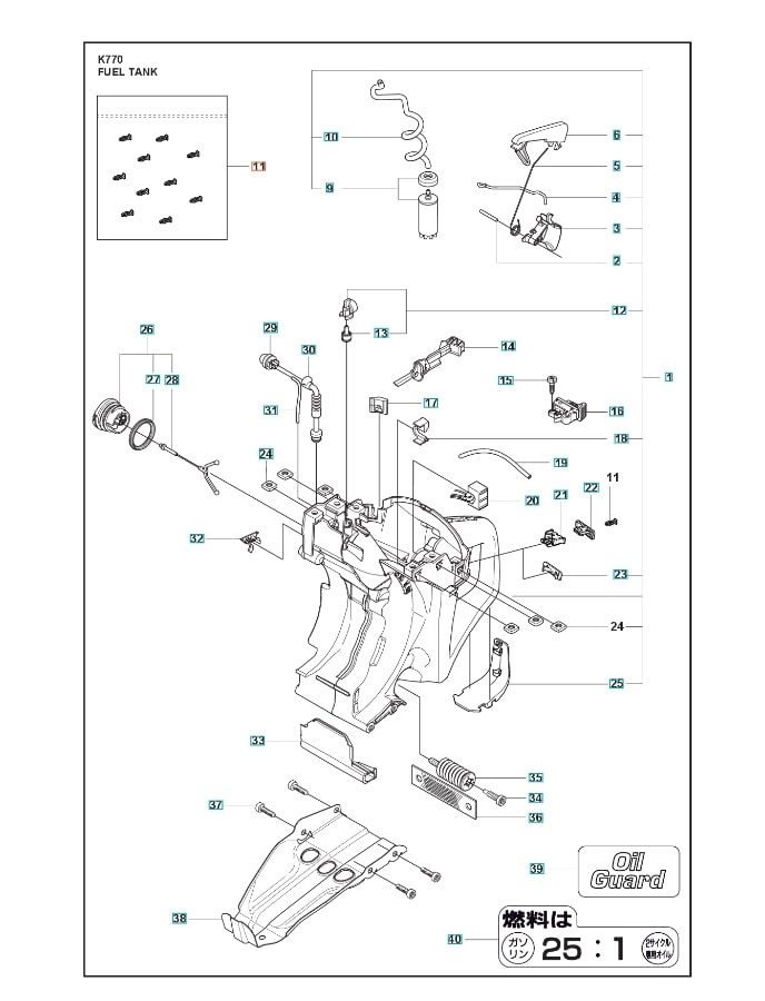 Kit, Pasador de ruptura,