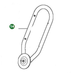 Parte En U Para O-Htg Pro Sin Agujero 5029035-02