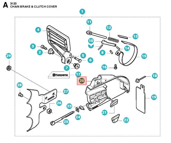 Tapa de embrague 3120XP