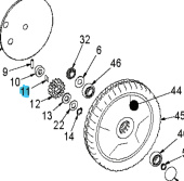 Cuña de accionamiento Brillante Cuña de accionamiento Brillante