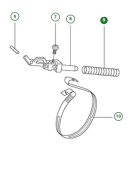 Muelle de freno 5037171-01 Muelle de freno 5037171-01