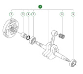 Kit de montaje de cigüeñal Kit de montaje de cigüeñal