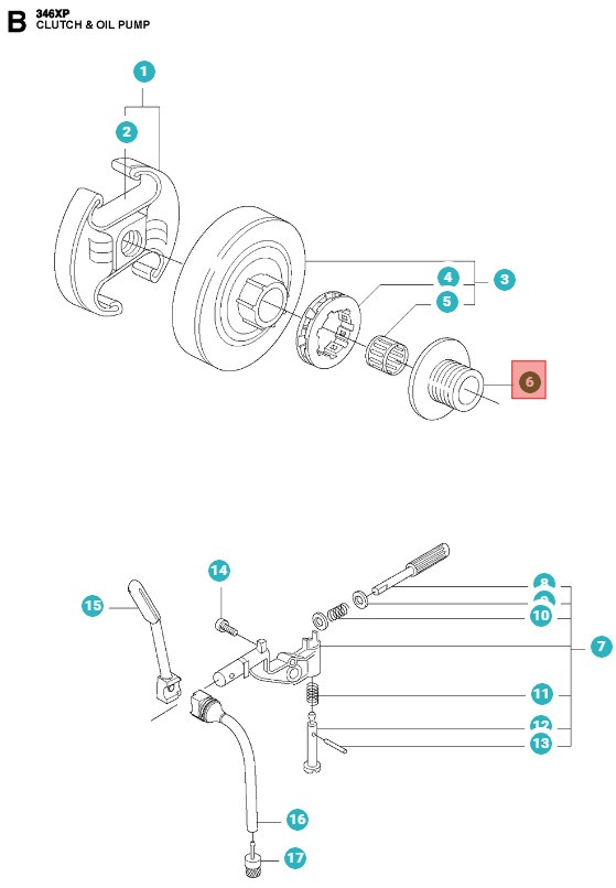 Transmisión De La Bomba 5038921-03