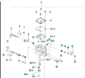 Eje, conjunto del acelerador Eje, conjunto del acelerador