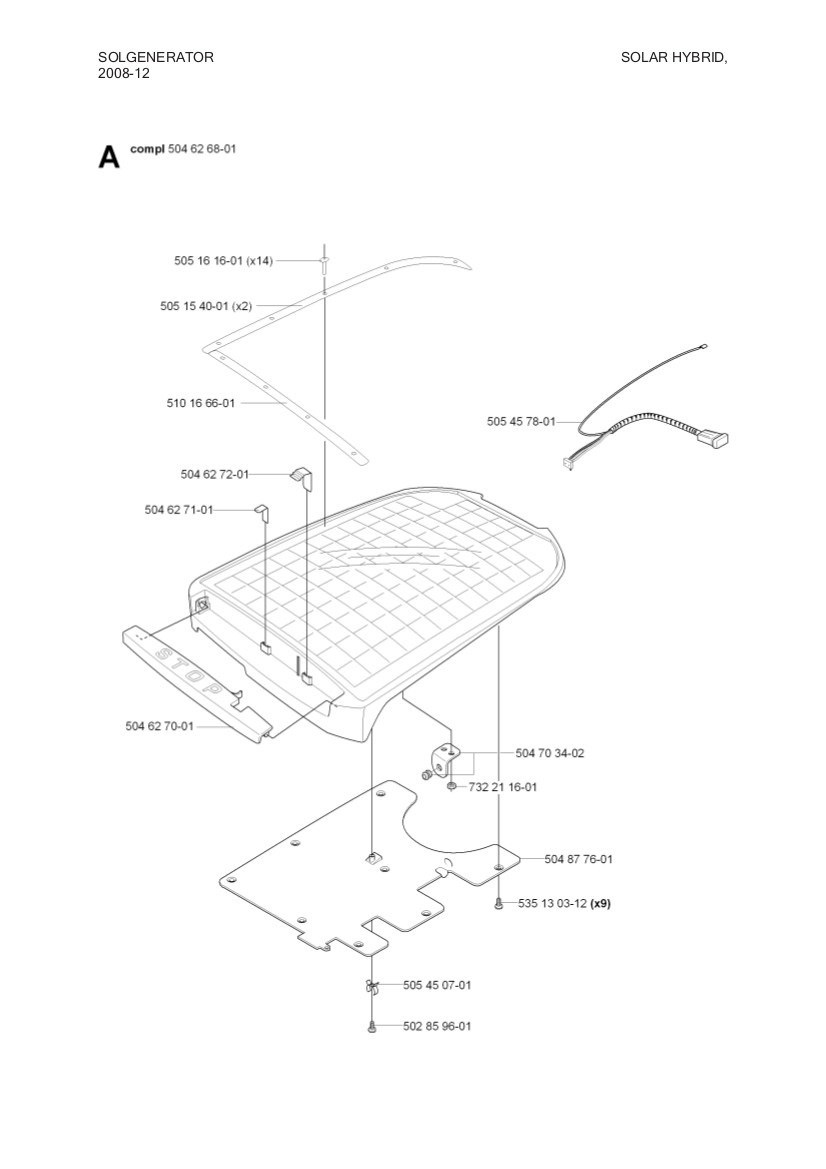 Estructura de aluminio
