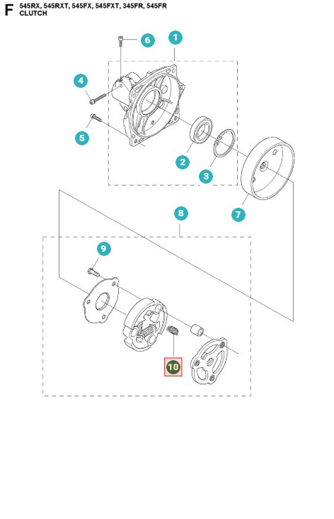 Muelle de embrague 5054353-02