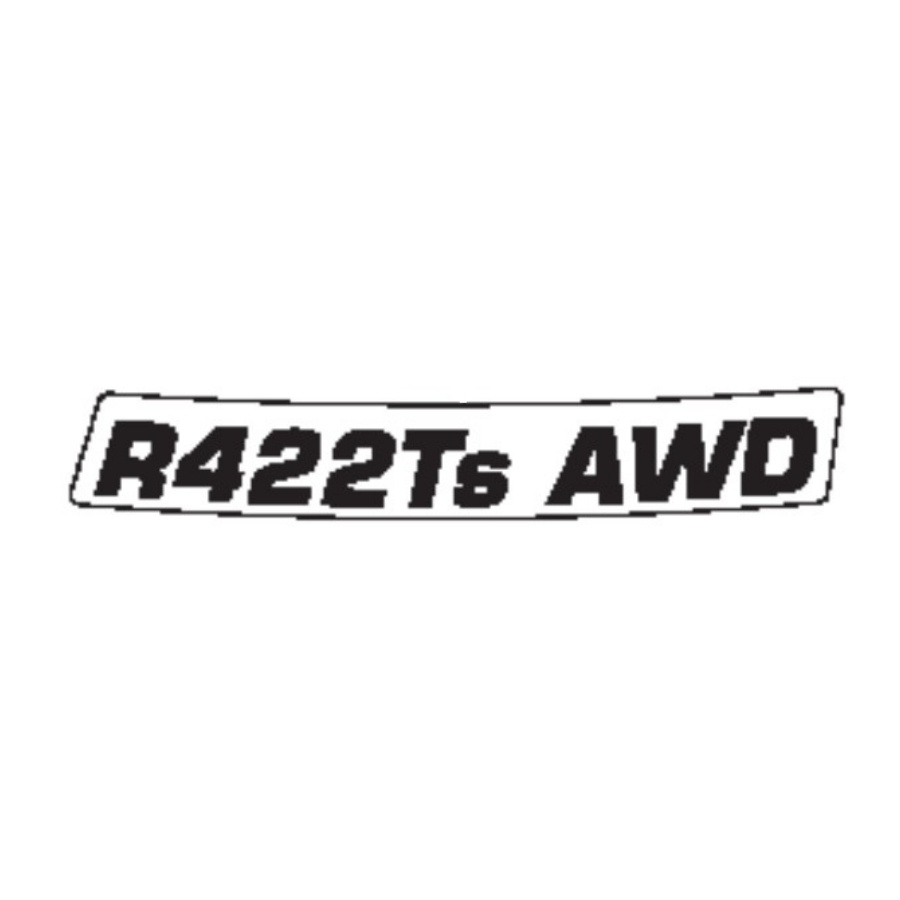 Calcomanía R422Ts AWD