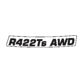 Calcomanía R422Ts AWD Calcomanía R422Ts AWD