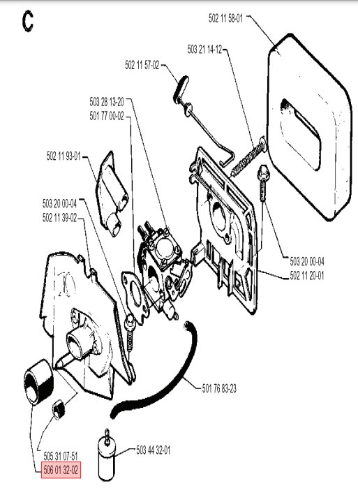 Tubo de admisión 5060132-02