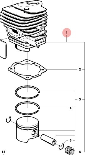 Cilindro Kpl 5062437-15