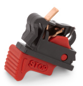 Interruptor de parada gris Interruptor de parada gris