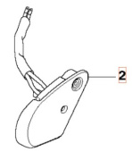 Interruptor de parada (derecha) Interruptor de parada (derecha)
