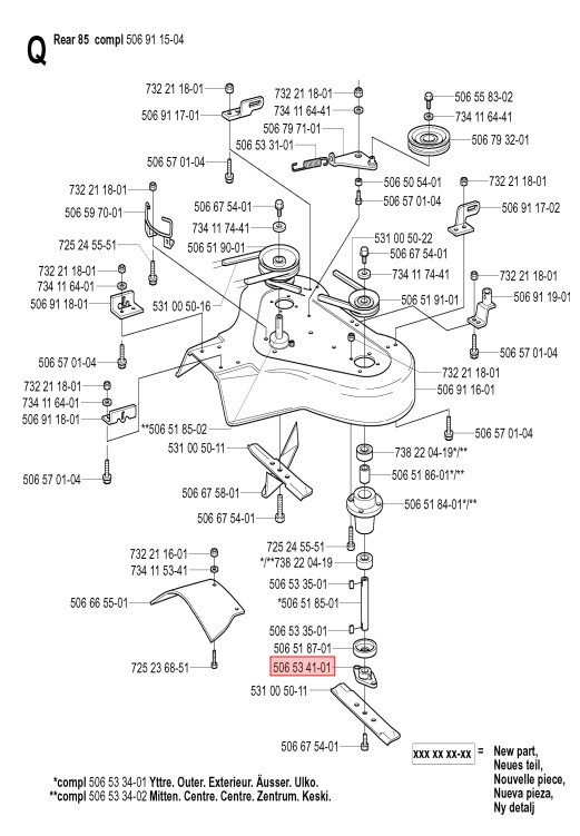 Accesorio de cuchilla