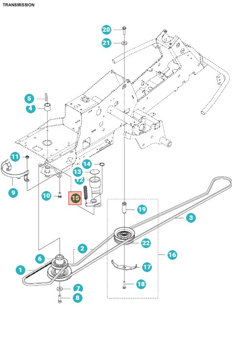 Tensor de correa de resorte