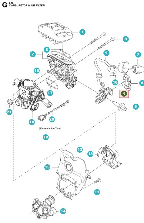Estrangulador, Control De Parada 5100172-02