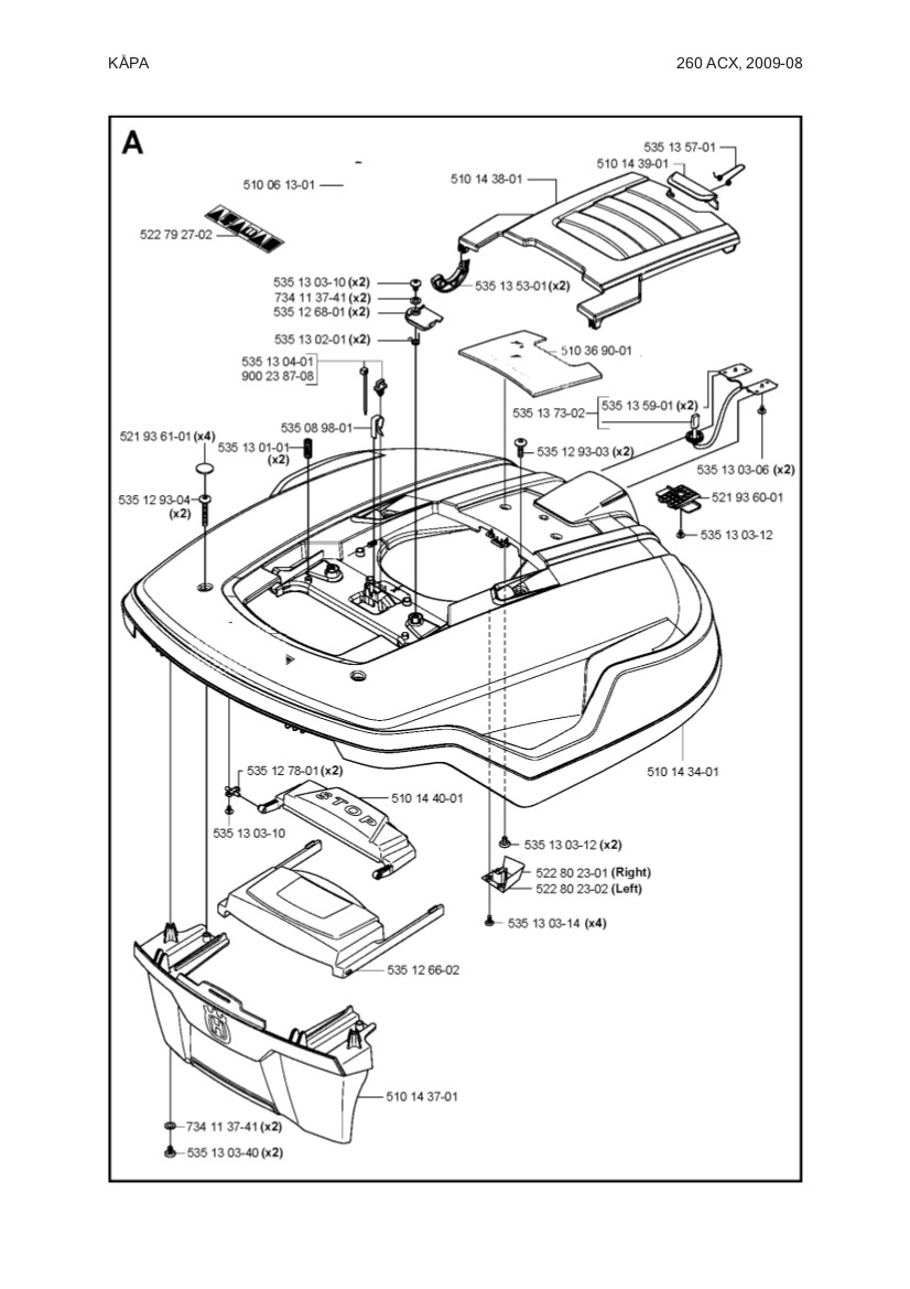Carrocería AM260/265