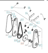 Rueda de espigas 5196530-07 Rueda de espigas 5196530-07
