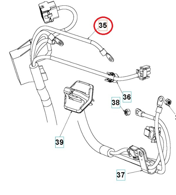 Cableado Inferior - Chasis Efi Ra
