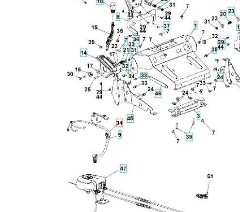 Cableado superior - Controles Rato