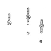 Kit de instalación de pernos y tuercas 5295948-01 Kit de instalación de pernos y tuercas 5295948-01