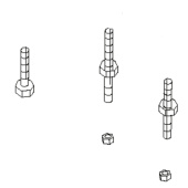 Kit de instalación de pernos y tuercas 5295951-01 Kit de instalación de pernos y tuercas 5295951-01