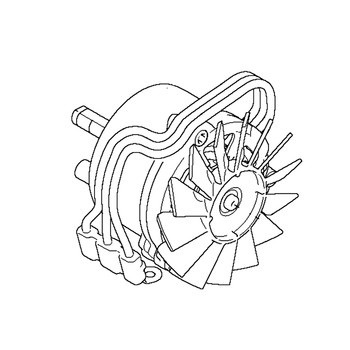 Batería del conjunto del motor de la motosierra