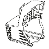 Conjunto de cubierta trasera con refrigerante de calor Conjunto de cubierta trasera con refrigerante de calor