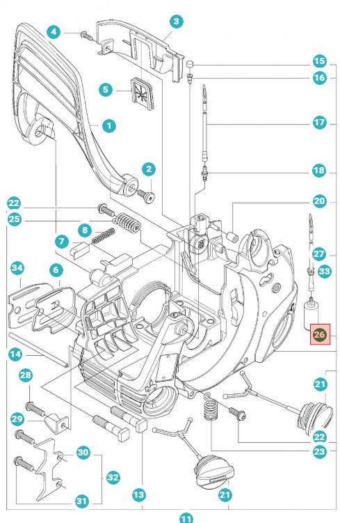 Filtro de combustible 5300956-46