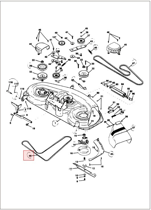 Correa para Husqvarna YTH 160