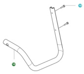 Marco de parachoques izquierdo Marco de parachoques izquierdo