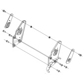 Conjunto de soporte de manija 5311467-48 Conjunto de soporte de manija 5311467-48