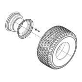 Juego de ruedas TS 112, TS 114, TC 215T, TC 220T, TS 112, TS 114, TS 215T, TS 217T Juego de ruedas TS 112, TS 114, TC 215T, TC 220T, TS 112, TS 114, TS 215T, TS 217T