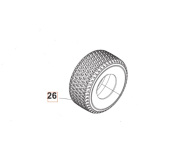 Neumático trasero 18x8,5-8 Neumático trasero 18x8,5-8