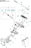 Carburador Husqvarna 445, 450, CS2245, CS2250 Carburador Husqvarna 445, 450, CS2245, CS2250