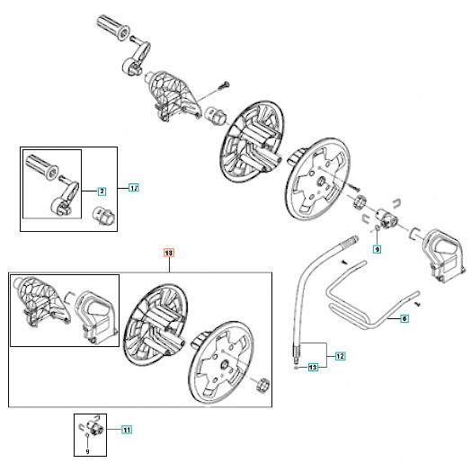 Kit de carrete de manguera 5312405-01