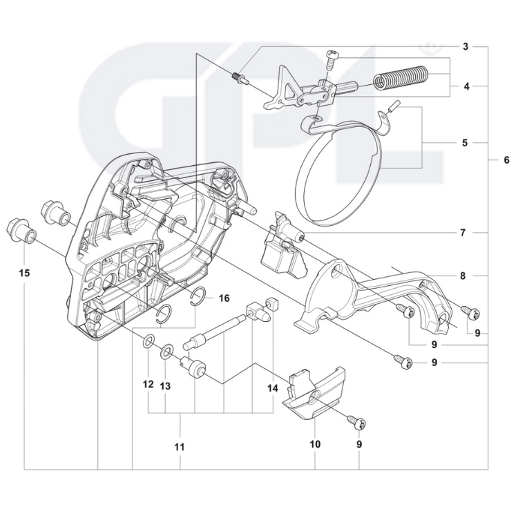Tapa de embrague 564XPG