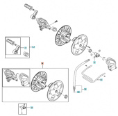 Carrete Guía de manguera Guía de manguera 5312776-01 Carrete Guía de manguera Guía de manguera 5312776-01