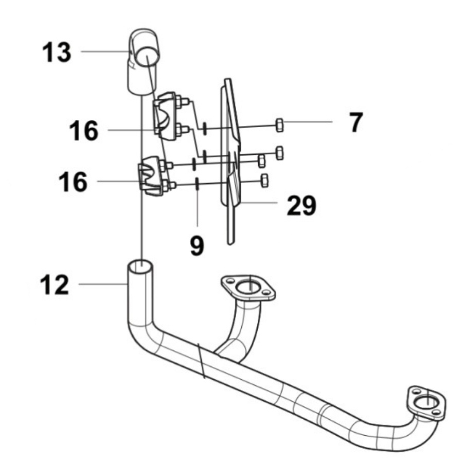 Escudo térmico Kawasaki 5313243-01