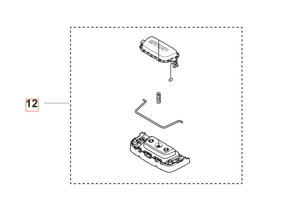 BOTÓN Stop Automower Nera