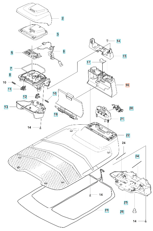Torre de estación de carga Automower Nera