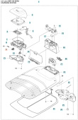 Pletina de carga derecha izquierdo  Automower Nera Pletina de carga derecha izquierdo  Automower Nera
